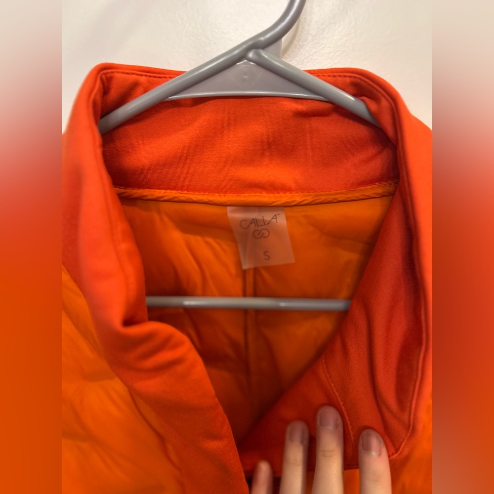 Calia Orange Quilted Sun Full-Zip Jacket - Picture 4 of 12